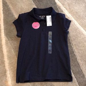 NWT Children’s Place Girls Navy Polo